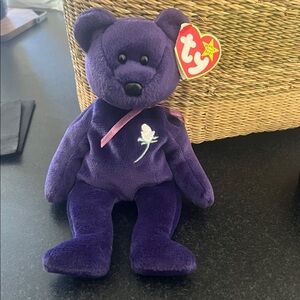 Ty extremely*RARE* PRINCESS DIANA Bear Plush Toy. First edition produced in 1997